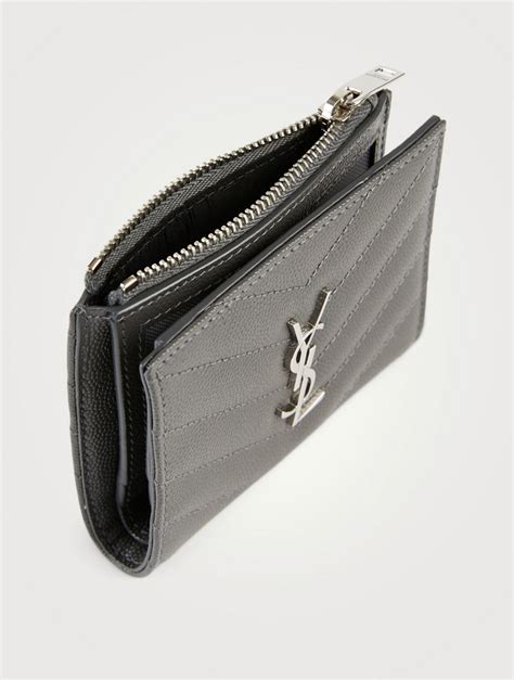 ysl cardholder canada|YSL zipped card case.